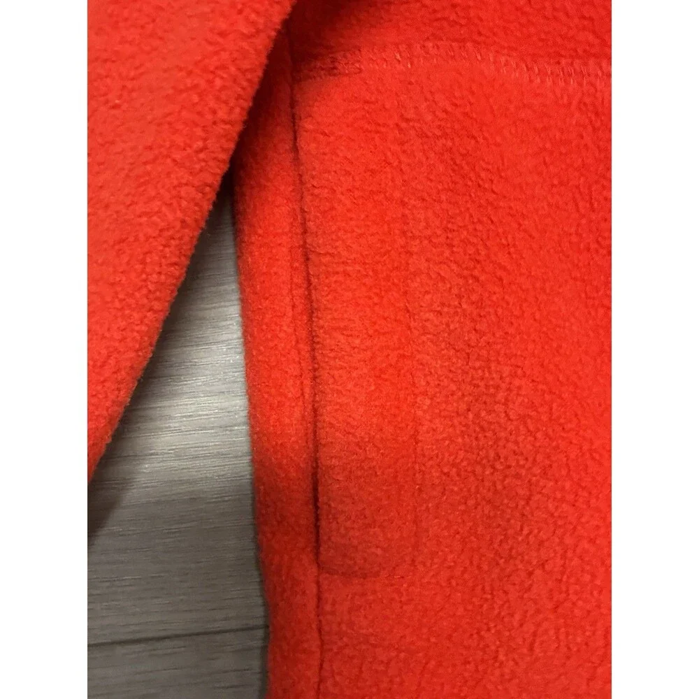 The Childrens Place Zip Up Fleece Jacket Toddler Boys Size 2T Red Long Sleeve